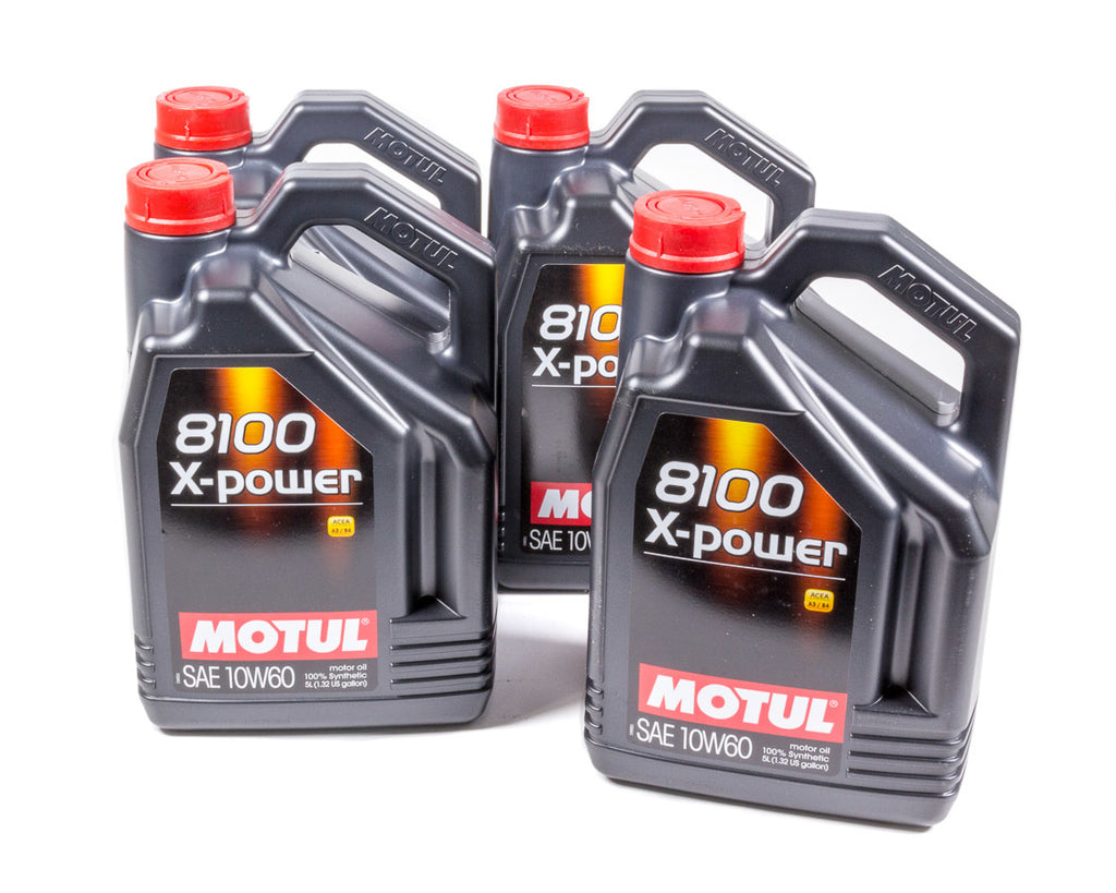 MOTUL USA 106144-4 - 8100 X-Power 10w60 Case 4x5 Liter image