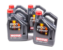 Load image into Gallery viewer, MOTUL USA 106144-4 - 8100 X-Power 10w60 Case 4x5 Liter image