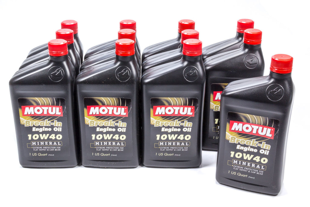 MOTUL USA 108080-12 - Break-In Oil 10w40 Case 12 x 1 Qt. image