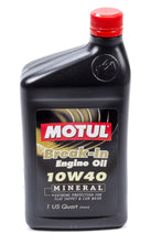 Load image into Gallery viewer, MOTUL USA 108080 - Break-In Oil 10w40 1 Qt  image