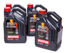 Load image into Gallery viewer, MOTUL USA 108214-4 - 8100 Eco-Lite 5W30 Case 4 x 5 Liter  Dexos1 image