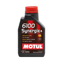 Load image into Gallery viewer, MOTUL USA 108646 - 6100 Synergie 10w40 Oil 1 Liter image