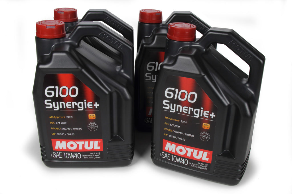 MOTUL USA 108647-4 - 6100 Synergie 10w40 Oil Case 4 x 5 Liters image