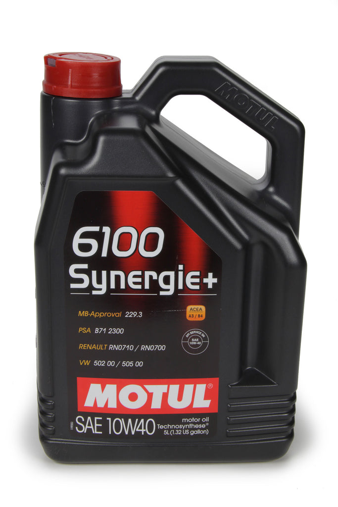 MOTUL USA 108647 - 6100 Synergie 10w40 Oil 5 Liters image