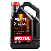 Load image into Gallery viewer, MOTUL USA 108946 - 8100 X-Cess 5w30 Oil 5 Liter image