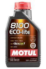 Load image into Gallery viewer, MOTUL USA 109102 - 8100 5w20 Eco-Lite Oil 1 Liter image