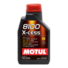 Load image into Gallery viewer, MOTUL USA 109774 - 8100 X-Cess 5w40 Oil 1 Liter image