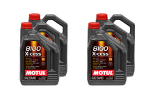 Load image into Gallery viewer, MOTUL USA 109776-4 - 8100 X-Cess 5w40 Oil Case 4 x 5 Liter Bottle image