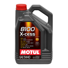 Load image into Gallery viewer, MOTUL USA 109776 - 8100 X-Cess 5w40 Oil 5 Liter Bottle image