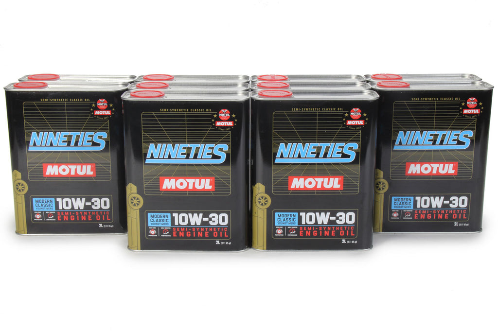 MOTUL USA 110620-10 - Classic Nineties Oil 10w 30 Case 10 x 2 Liter image