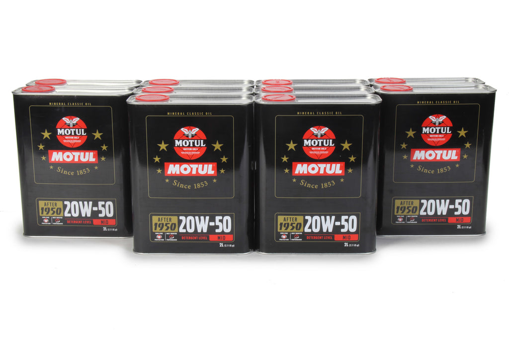 MOTUL USA 110621-10 - Classic Performance Oil 20w50 Case 10 x 2 Liter image