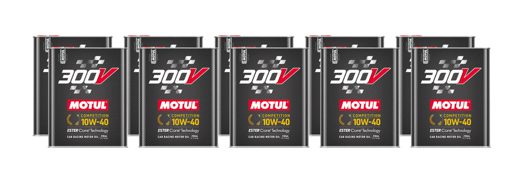 MOTUL USA 110821-10 - 300V Competition Oil 10w40 Case 10 x 2 Liter image