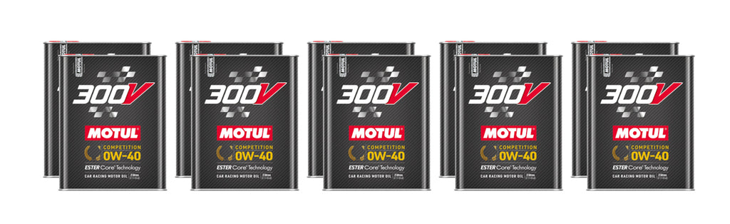 MOTUL USA 110857-10 - 300V Competition Oil 0w40 Case 10 x 2 Liter image