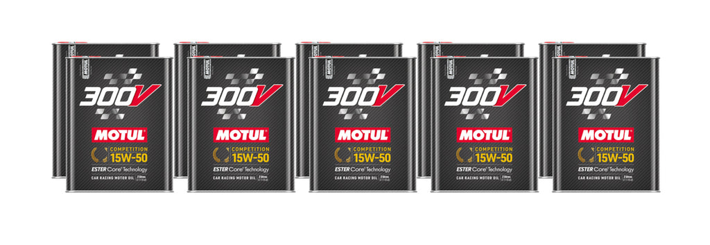 MOTUL USA 110860-10 - 300V Competition Oil 15w50 Case 10 x 2 Liter image