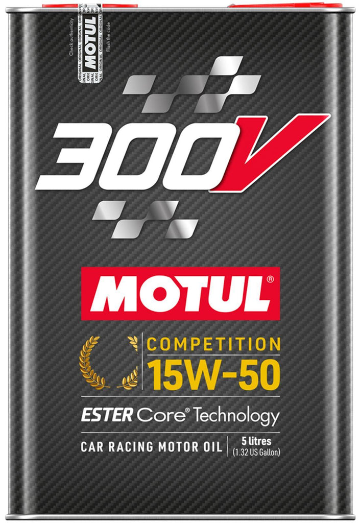 MOTUL USA 110861-4 - 300V Competition Oil 15w50 Case 4 x 5 Liter image