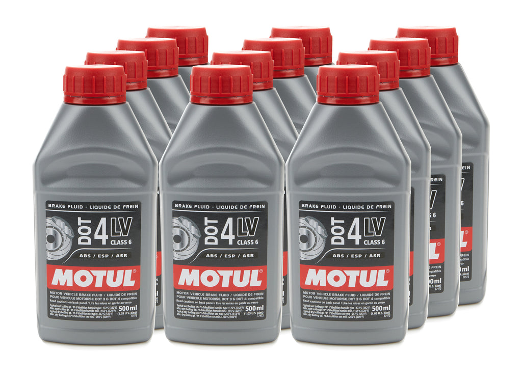 MOTUL USA 111254-12 - Dot 4 Brake Fluid Case 12 x 500ml Bottles image