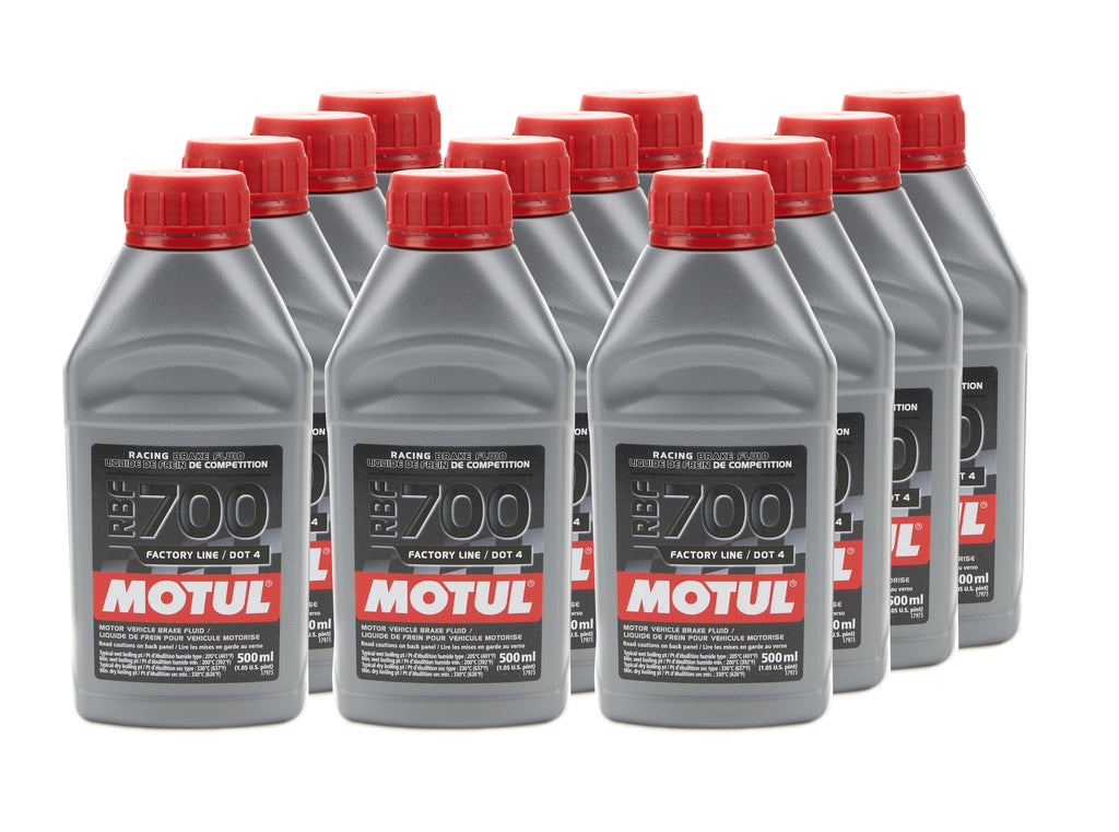 MOTUL USA 111257-12 - RBF 700 Brake Fluid Case 12 x 500ml Bottles image