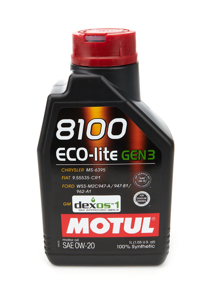 MOTUL USA 111363 - 8100 Eco-Lite Gen3 0w20 1 Liter image