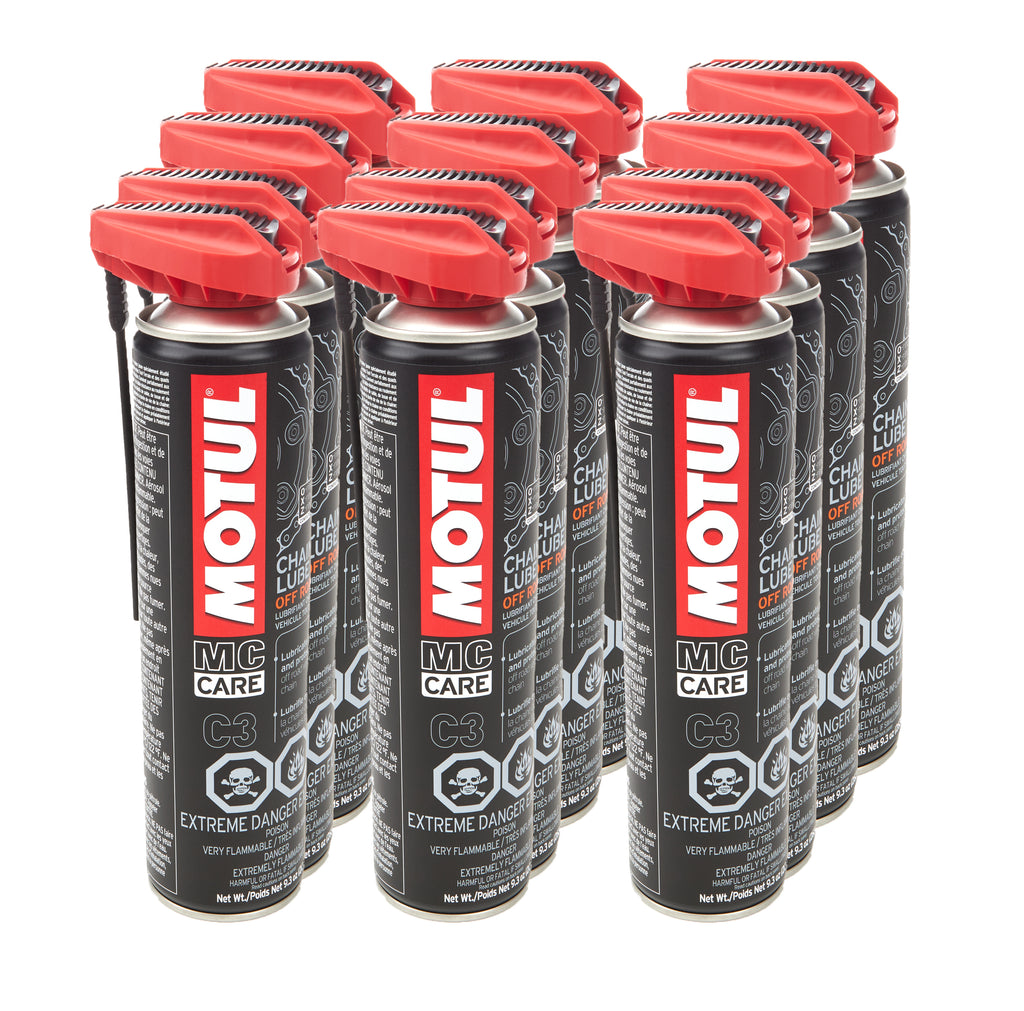 MOTUL USA 111820-12 - C3 Chain Lube Case 12 x 9.3 Ounces image