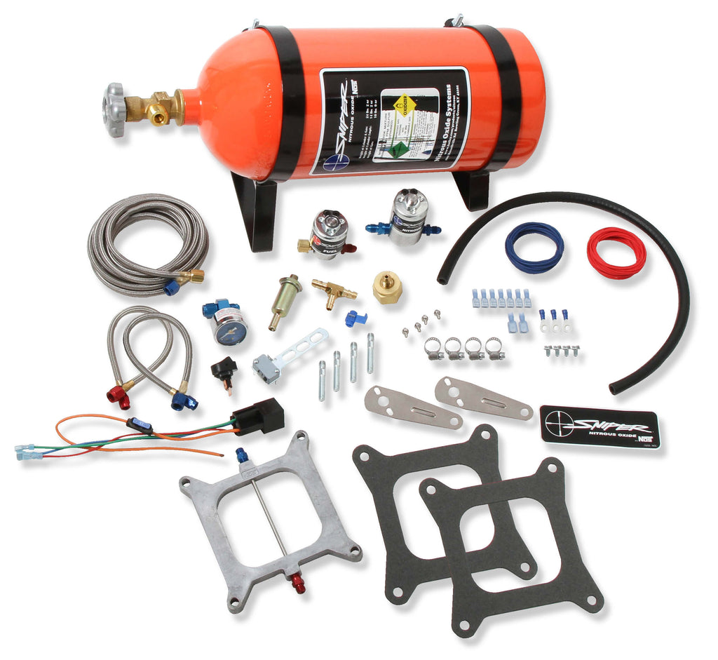 NITROUS OXIDE SYSTEMS 07002 - Sniper 250HP Nitrous 4150 Plate Kit image