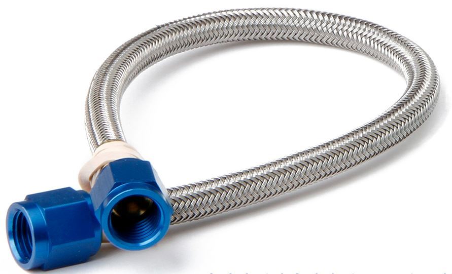 NITROUS OXIDE SYSTEMS 15250 - -4an 4ft. Hose w/Blue Ends image