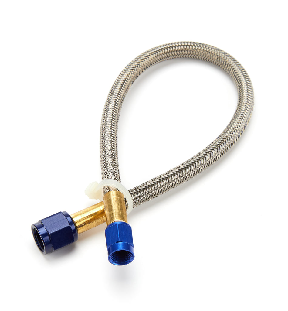 NITROUS OXIDE SYSTEMS 15340 - 12in. Nitrous Hose -4an/-3an- Blue Ends image