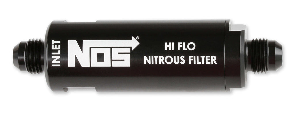 NITROUS OXIDE SYSTEMS 15556 - 6AN  Hi-Flo Nitrous Filter - Black image