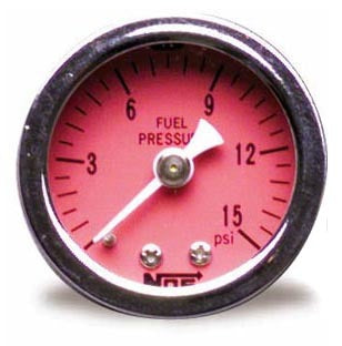 NITROUS OXIDE SYSTEMS 15900 - 0-15 Fuel Pressure Gauge  image