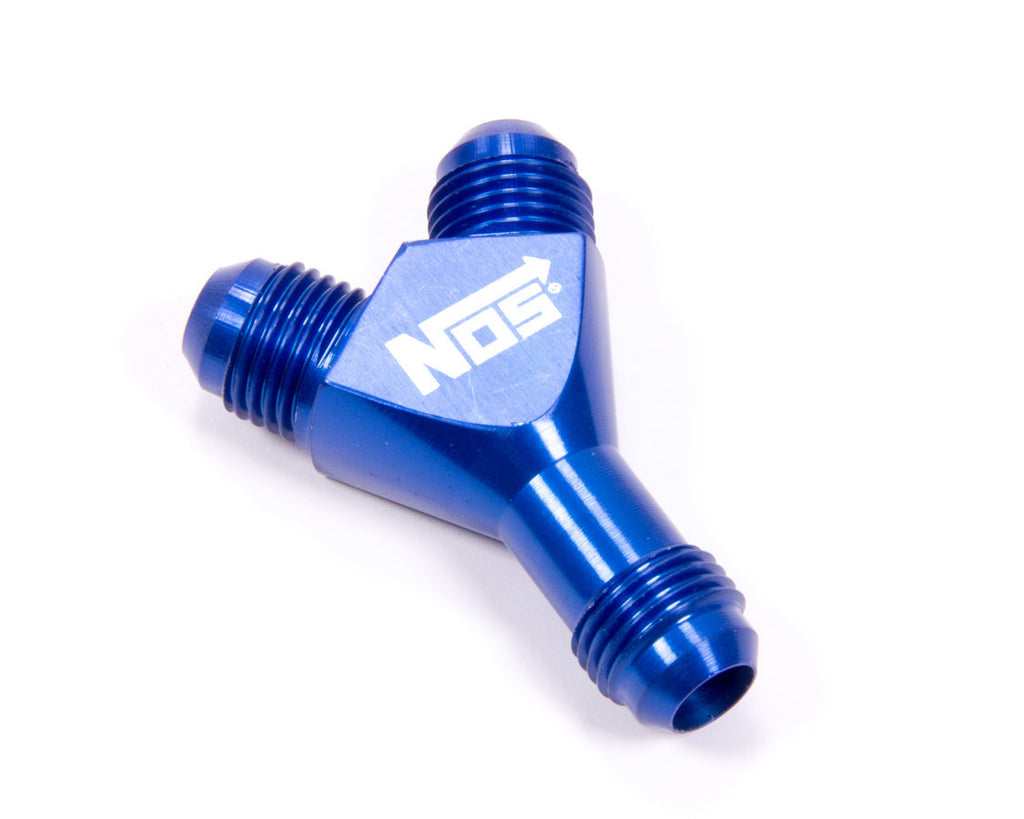 NITROUS OXIDE SYSTEMS 17835 - 6an 'Y' Fitting  Blue  image