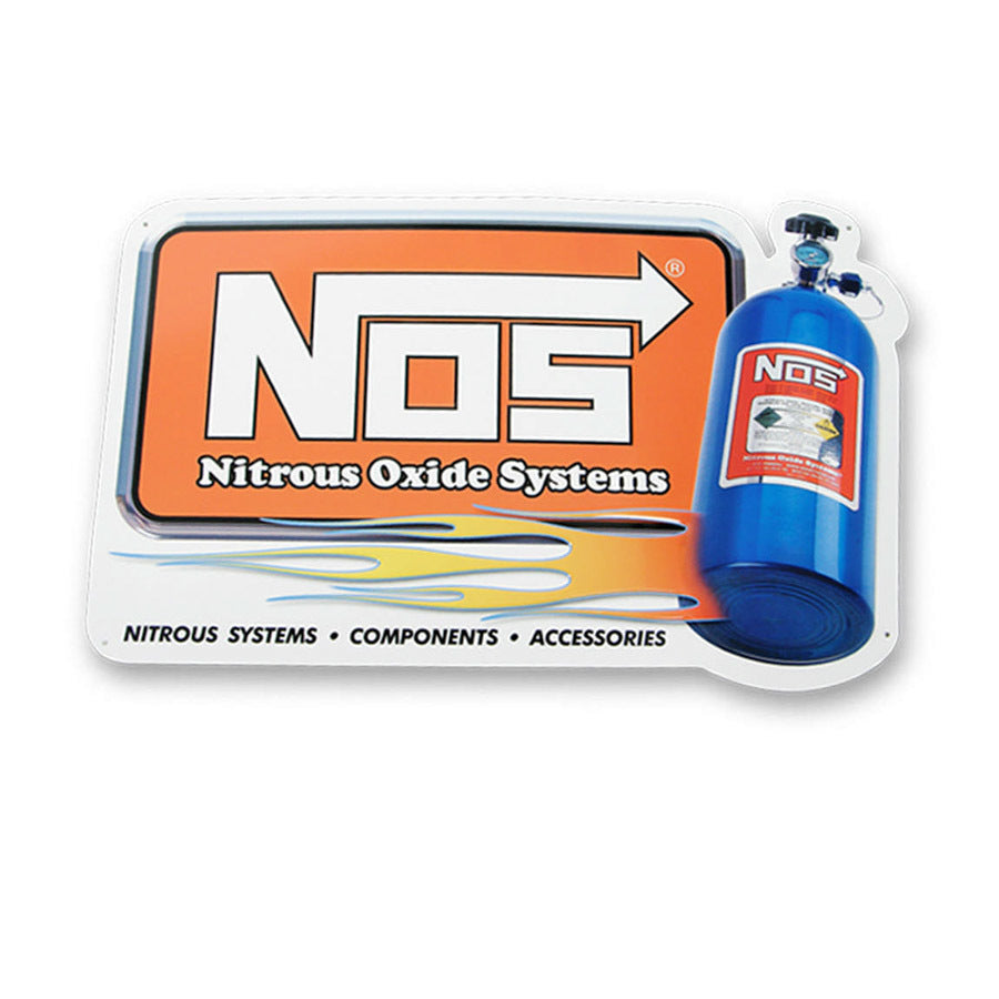 NITROUS OXIDE SYSTEMS 19327 - NOS Metal Sign  image