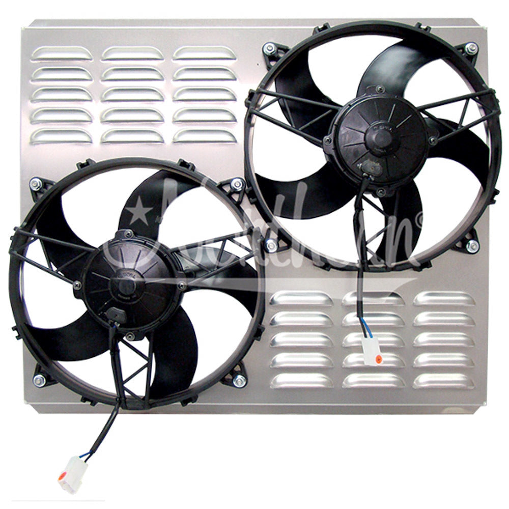 NORTHERN RADIATOR Z40075 - 11in Dual Fans and Shroud image