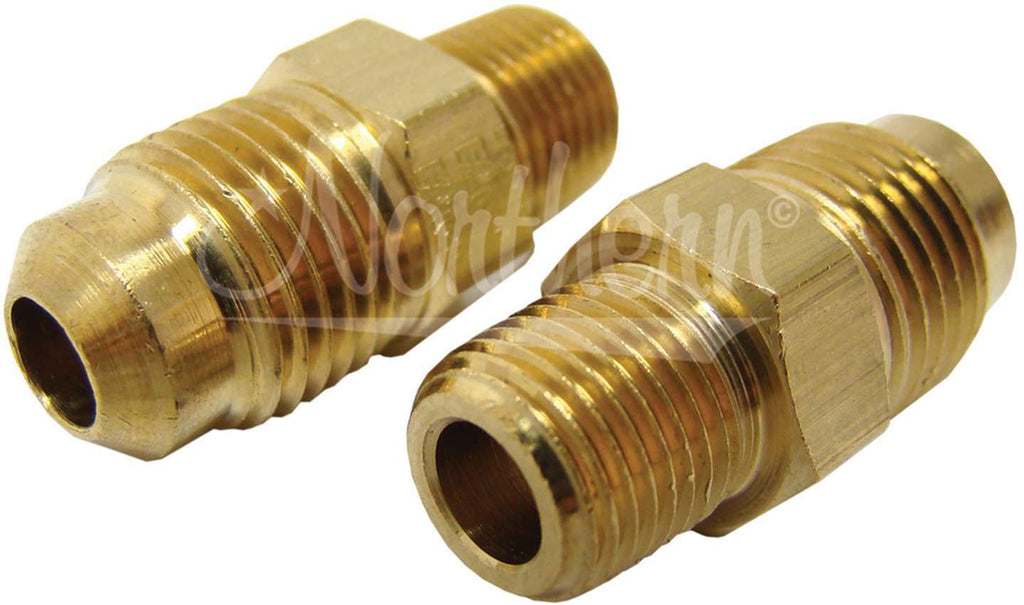 NORTHERN RADIATOR Z80005 - Trans Line Adapter 1/8in -27 NPT X 5/16in 2 Pack image