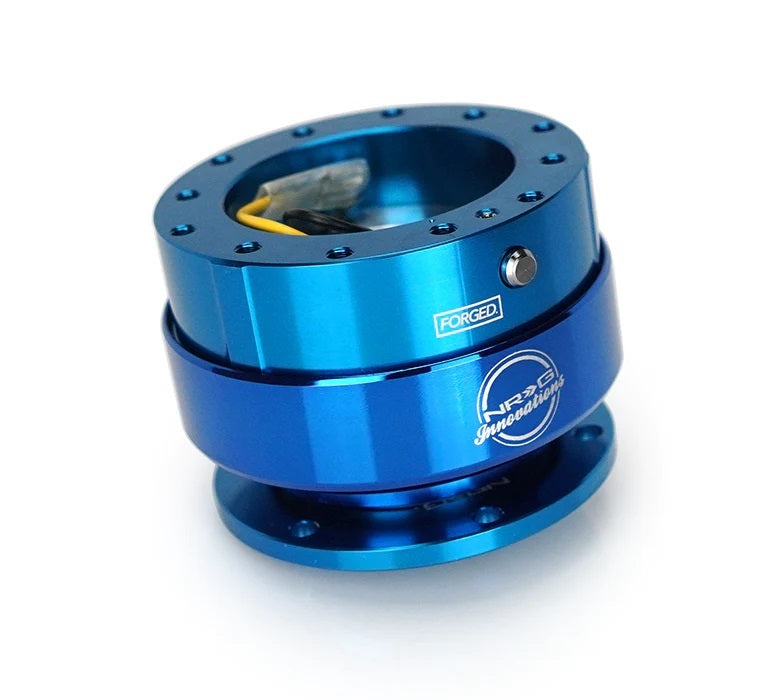 NRG INNOVATION SRK-200BL - Steering Quick Release 2.0 Blue 2.5in image