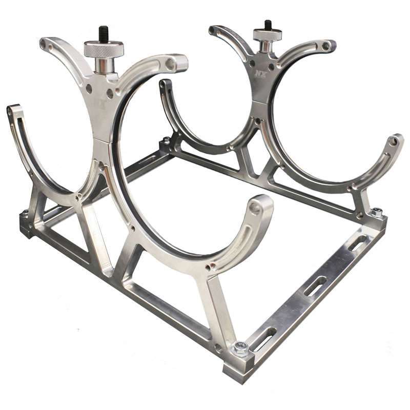 NITROUS EXPRESS 11108D - Billet Alm Dual Nitrous Bottle Bracket image