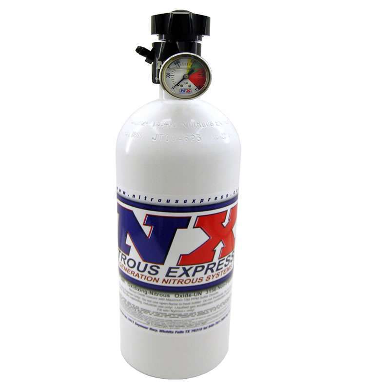 NITROUS EXPRESS 11151 - 15lb Empty Bottle w/ Standard 45 Valve image