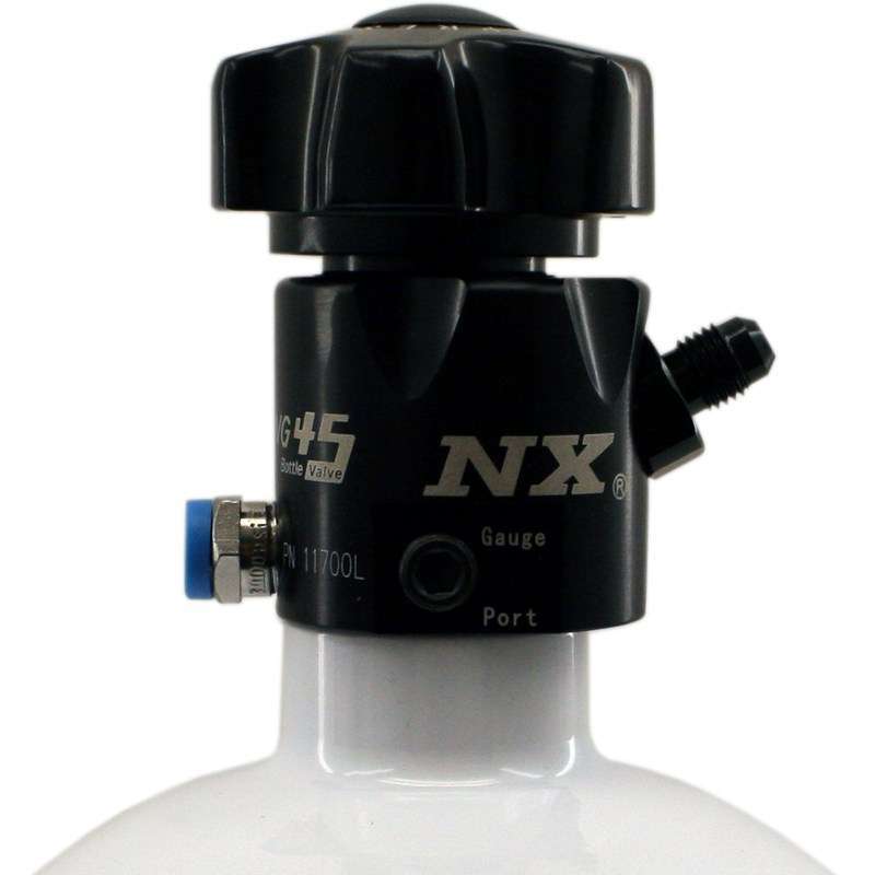 NITROUS EXPRESS 11700L-15 - Empty 15lb Bottle w/Lightning 45 Valve image