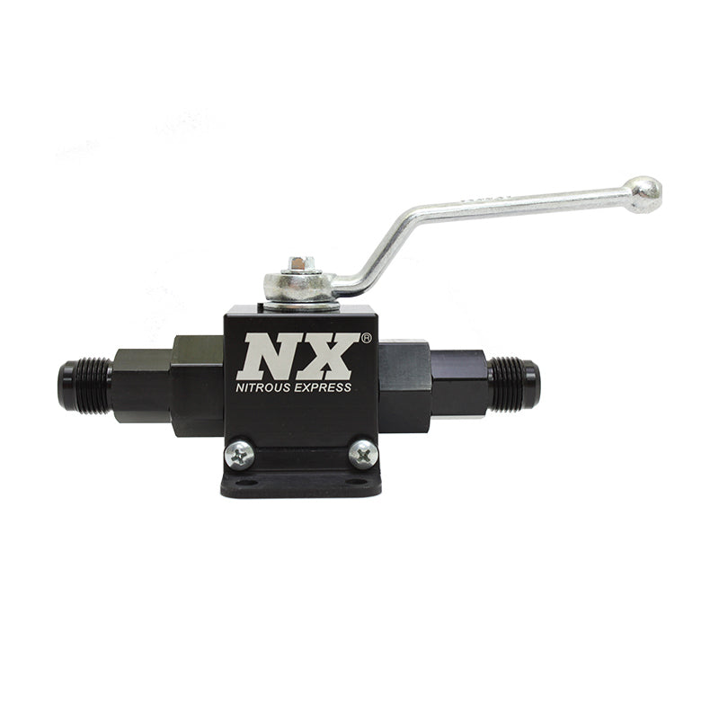 NITROUS EXPRESS 15159-6 - Remote Nitrous Shutoff Valve 6an Inlet/Outlet image