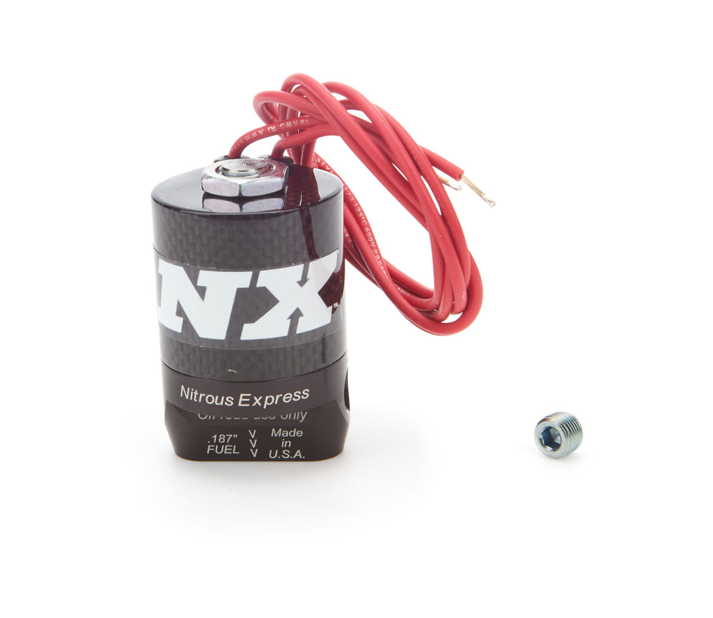 NITROUS EXPRESS 15201L - Lightning Stage 6 Gas Solenoid- .187in Orific image