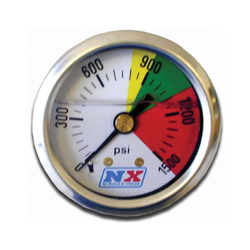 NITROUS EXPRESS 15508 - Nitrous Pressure Gauge 0-1500psi image