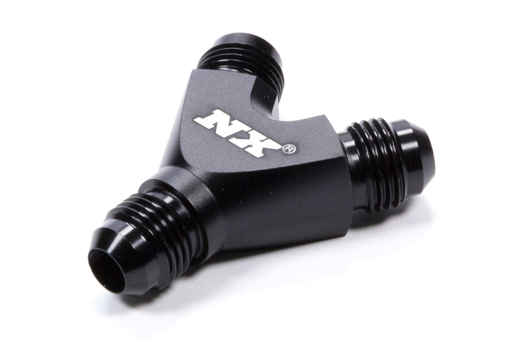 NITROUS EXPRESS 16386 - Billet Y-Fitting - Black 6x6x6 image