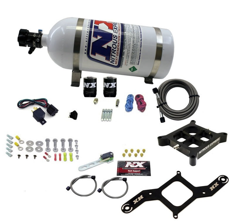 NITROUS EXPRESS 63040-10 - Single Entry Nitrous Crossbar Plate System image