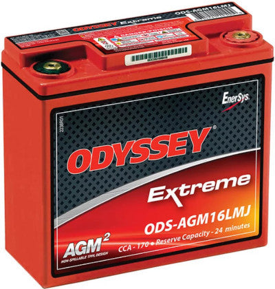 ODYSSEY BATTERY ODS-AGM16LMJ - Battery 170CCA/280CA M6 Female Terminal image