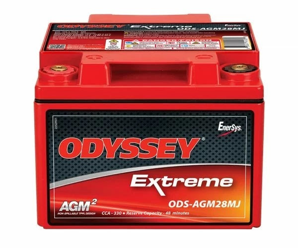 ODYSSEY BATTERY ODS-AGM28MJ - Battery 330CCA/480CA M6 Female Terminal image