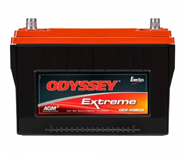 ODYSSEY BATTERY ODX-AGM34 - Battery 850CCA/1050CA SAE Standard Terminal image