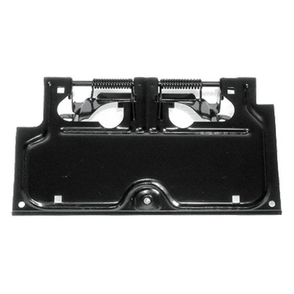 OMIX-ADA 11233.01 - License Plate Bracket  B lack; 87-95 Jeep Wrangle image