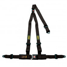 Load image into Gallery viewer, OMP RACING, INC. DA0-0509-A01-071 - Strada 3 Harness Black Bolt In Push Button Exit image