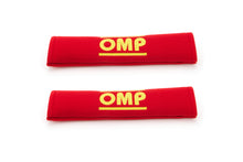 Load image into Gallery viewer, OMP RACING, INC. DB0-0450-A01-061 - Harness Pads Red Used w/ 2in Belts image