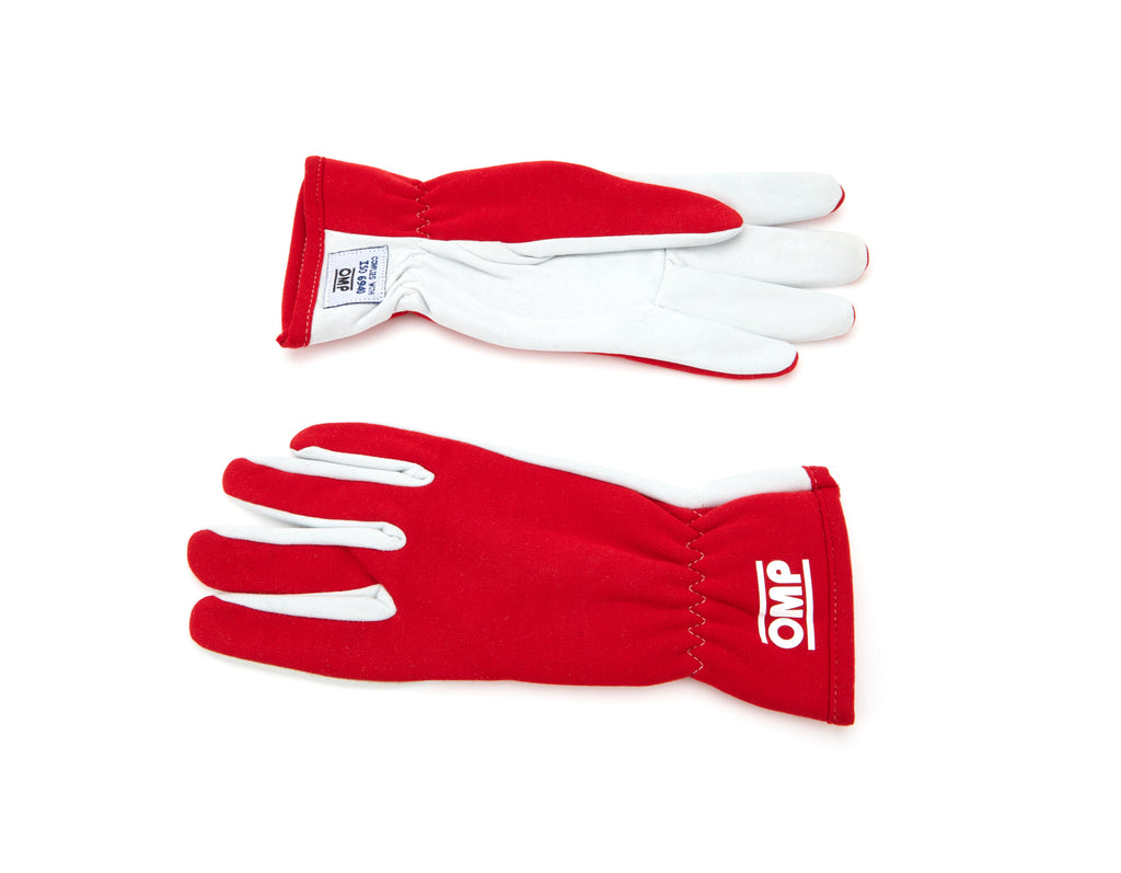 OMP RACING, INC. IB0-0702-A01-061-L - Rally Gloves Red Size Large image