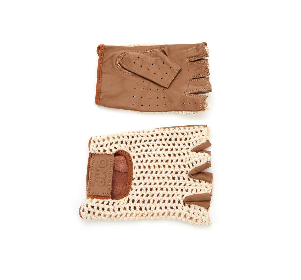 OMP RACING, INC. IB0-0747-A01-010-M - Tazio Gloves Brown  image