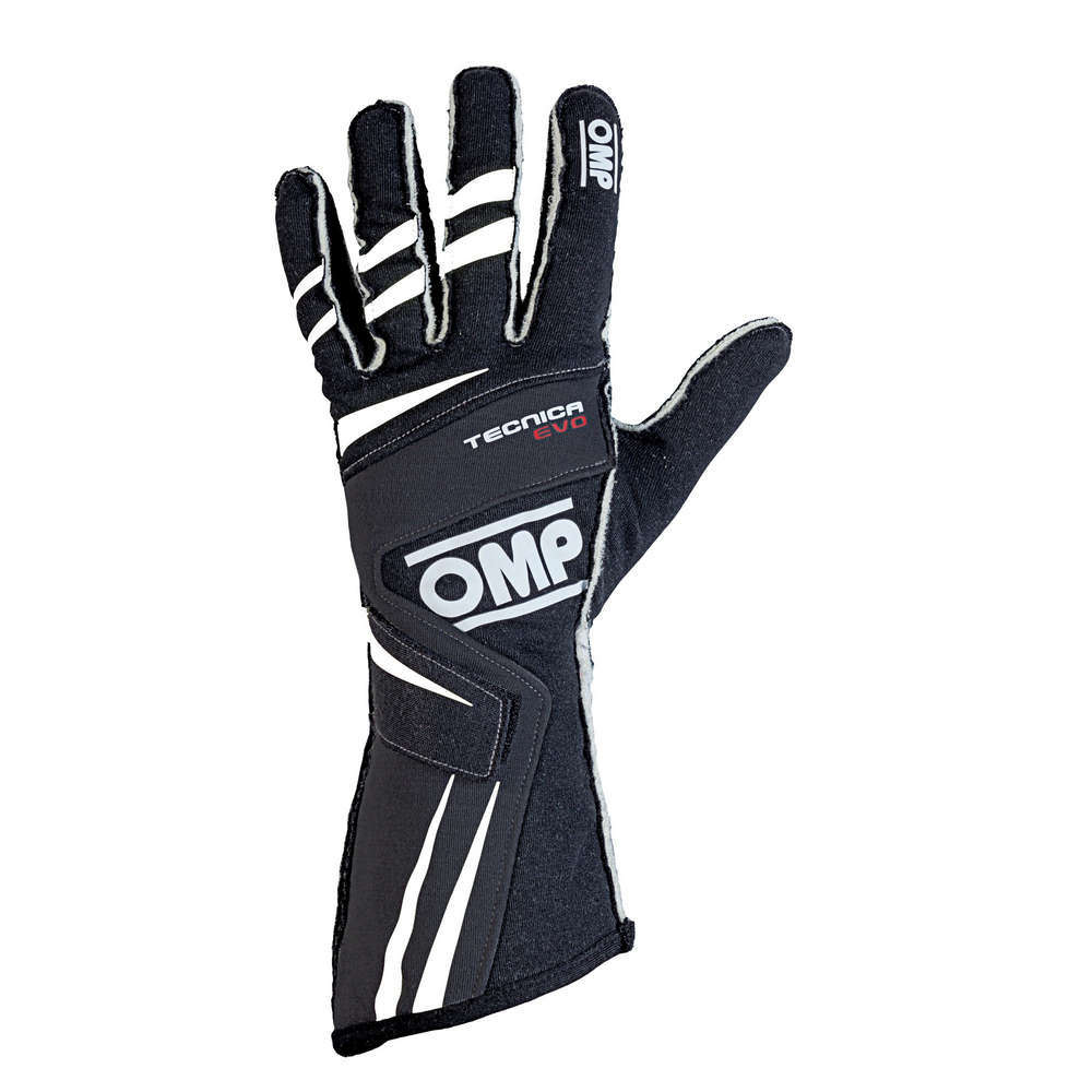 OMP RACING, INC. IB756ENM - TECNICA EVO Gloves Black Md image